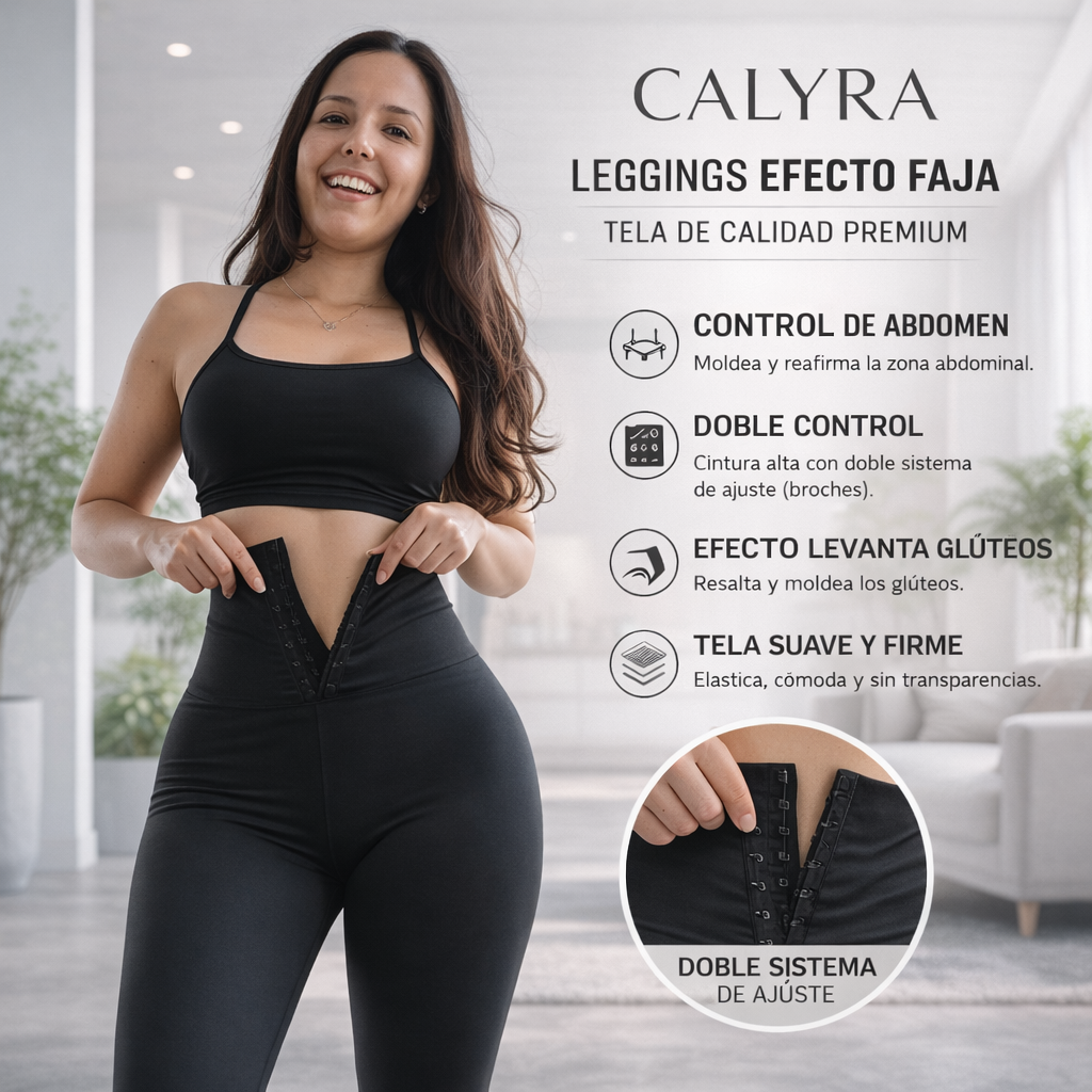 Pack 3x1 — Leggings con Faja Modeladora | CALYRA