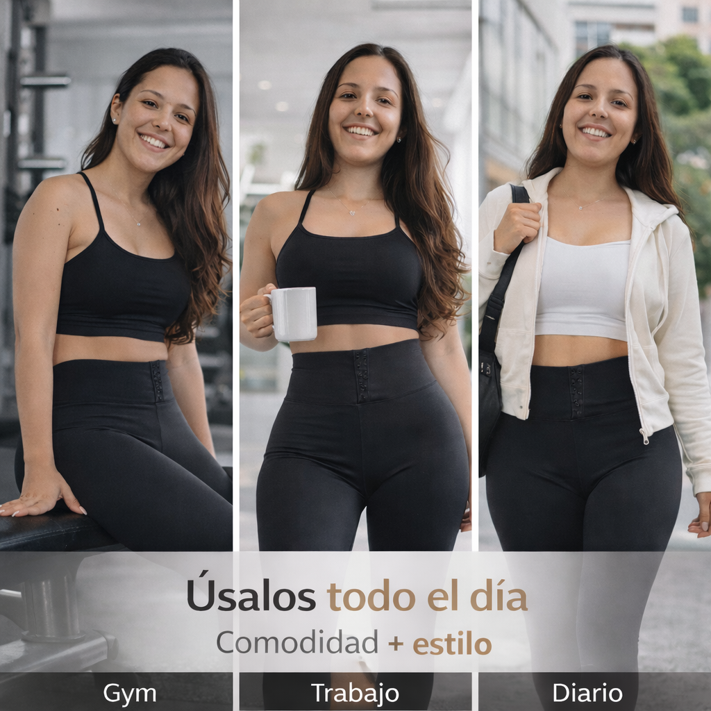 Pack 3x1 — Leggings con Faja Modeladora | CALYRA