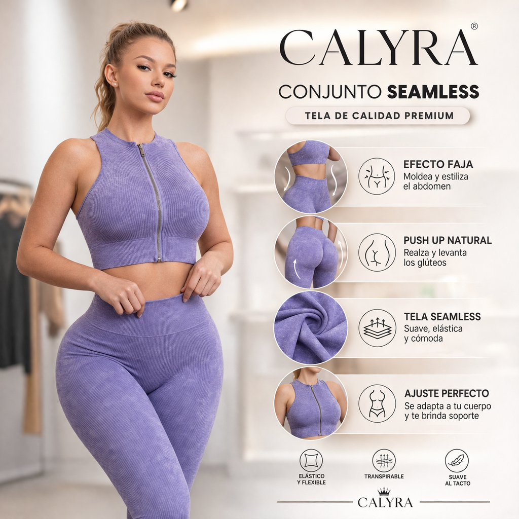 🔥 CONJUNTO FITNESS CALYRA – SENTITE SEGURA DESDE EL PRIMER MINUTO